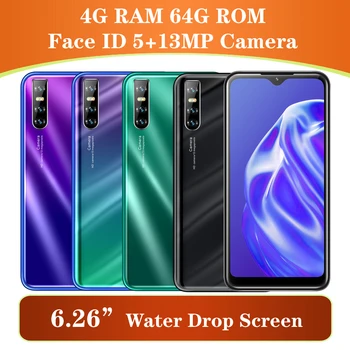 Y9 Quad Core Water Drop Smartphones 4GB RAM 64GB ROM 6.26'' Screen Face id unlocked Android Mobile Phones 13MP Cheap Celulares
Y9 Quad Core Water Drop Smartphones 4GB RAM 64GB ROM 6.26'' Screen Face id unlocked Android Mobile Phones 13MP Cheap Celulares