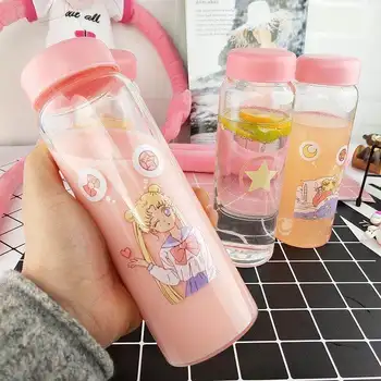 Anime Sailor Moon Water Bottle Cosplay Transparent Glass Cup Portable Travel Bottle Halloween Christmas Gift Cartoon Prop Gift
Anime Sailor Moon Water Bottle Cosplay Transparent Glass Cup Portable Travel Bottle Halloween Christmas Gift Cartoon Prop Gift