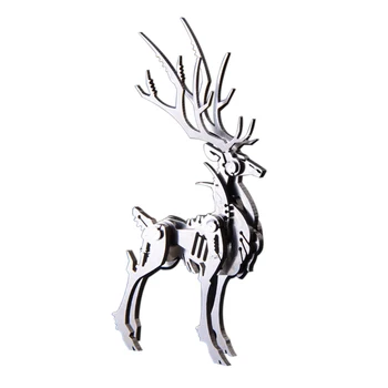 Puzzle Jigsaw Metal Elk 3D Stainless Steel DIY Assembled Detachable Model Puzzle Ornaments
Puzzle Jigsaw Metal Elk 3D Stainless Steel DIY Assembled Detachable Model Puzzle Ornaments