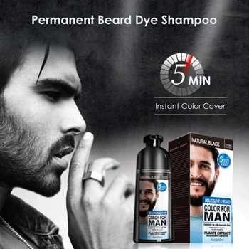 200ml Natural Permanent Beard Dye Shampoo Instant Beard Dying Hair Color Cover Permanent Hair Coloring dropshipping
200ml Natural Permanent Beard Dye Shampoo Instant Beard Dying Hair Color Cover Permanent Hair Coloring dropshipping