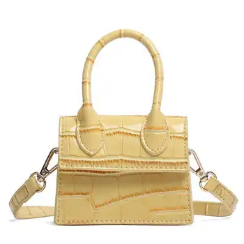 2020 Fashion Nice Quality Handbag Crocodile pattern Shoulder Bags With Chain, Mini Small Square Bag 
2020 Fashion Nice Quality Handbag Crocodile pattern Shoulder Bags With Chain, Mini Small Square Bag