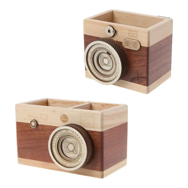 Creative Camera Pattern Wooden Pen Pencil Case Holder Stand Desktop Sundries Storage Box Multi Purpose Use
Creative Camera Pattern Wooden Pen Pencil Case Holder Stand Desktop Sundries Storage Box Multi Purpose Use