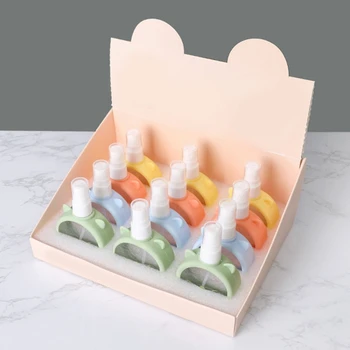 10Pcs/Set 55ml Empty Spray Bottles with Silicone Cover Cartoon Animal Fine Mist Plastic Small Refillable Perfume Makeup Liquid C
10Pcs/Set 55ml Empty Spray Bottles with Silicone Cover Cartoon Animal Fine Mist Plastic Small Refillable Perfume Makeup Liquid C