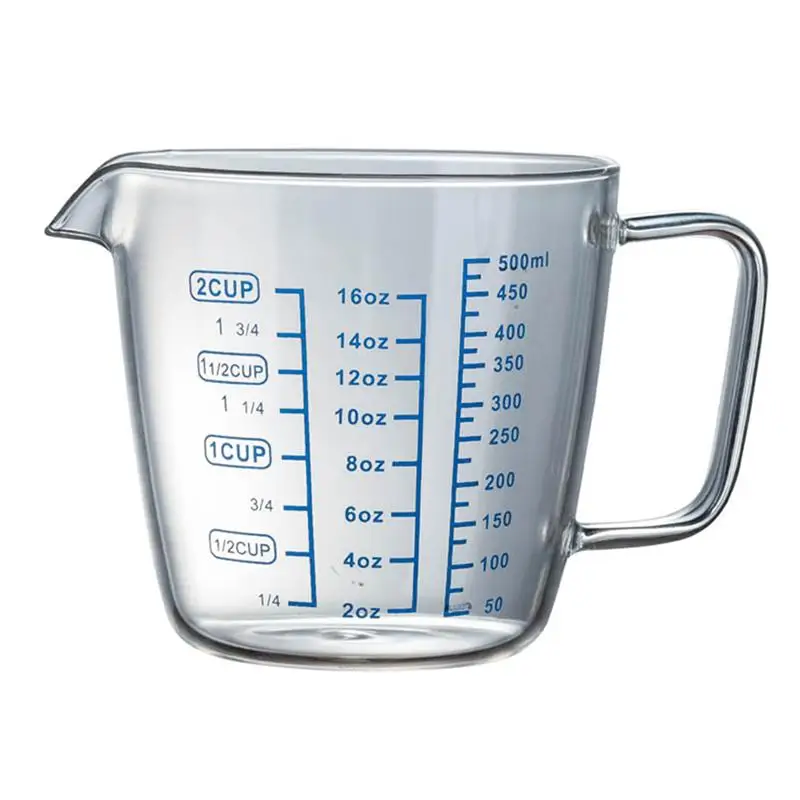 250ml/500ml Heat-resistant Glass Measuring Cup Children's Milk Cup with Scale Microwave Measuring Cup Transparent Scale Cup
250ml/500ml Heat-resistant Glass Measuring Cup Children's Milk Cup with Scale Microwave Measuring Cup Transparent Scale Cup