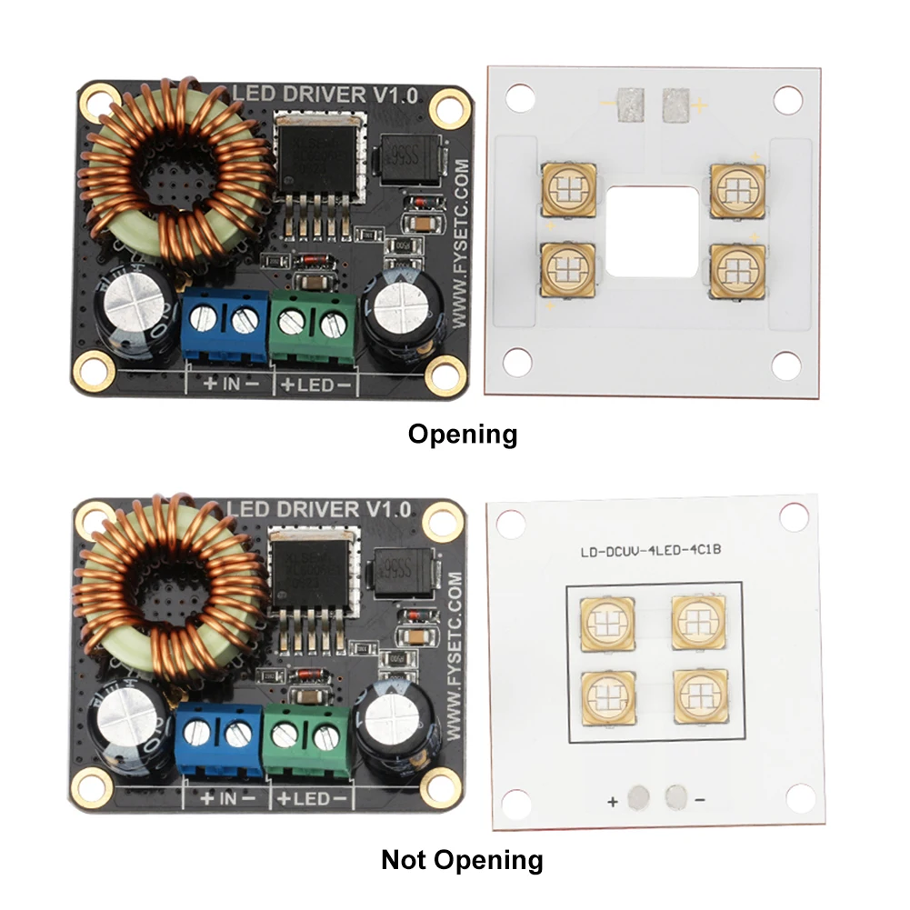 2pcs/set Source Driver Board Constant Current Lamp Panel Printing Kit Light 30W Boost UV Module Led 40W For SLA DLP
2pcs/set Source Driver Board Constant Current Lamp Panel Printing Kit Light 30W Boost UV Module Led 40W For SLA DLP