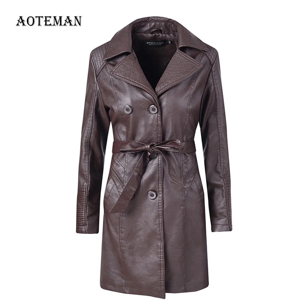 Autumn Winter Coat Women 2019 Casual Solid PU Leather Long Thick Coat Female Vintage Double-breasted Black Biker Jackets Coats
Autumn Winter Coat Women 2019 Casual Solid PU Leather Long Thick Coat Female Vintage Double-breasted Black Biker Jackets Coats