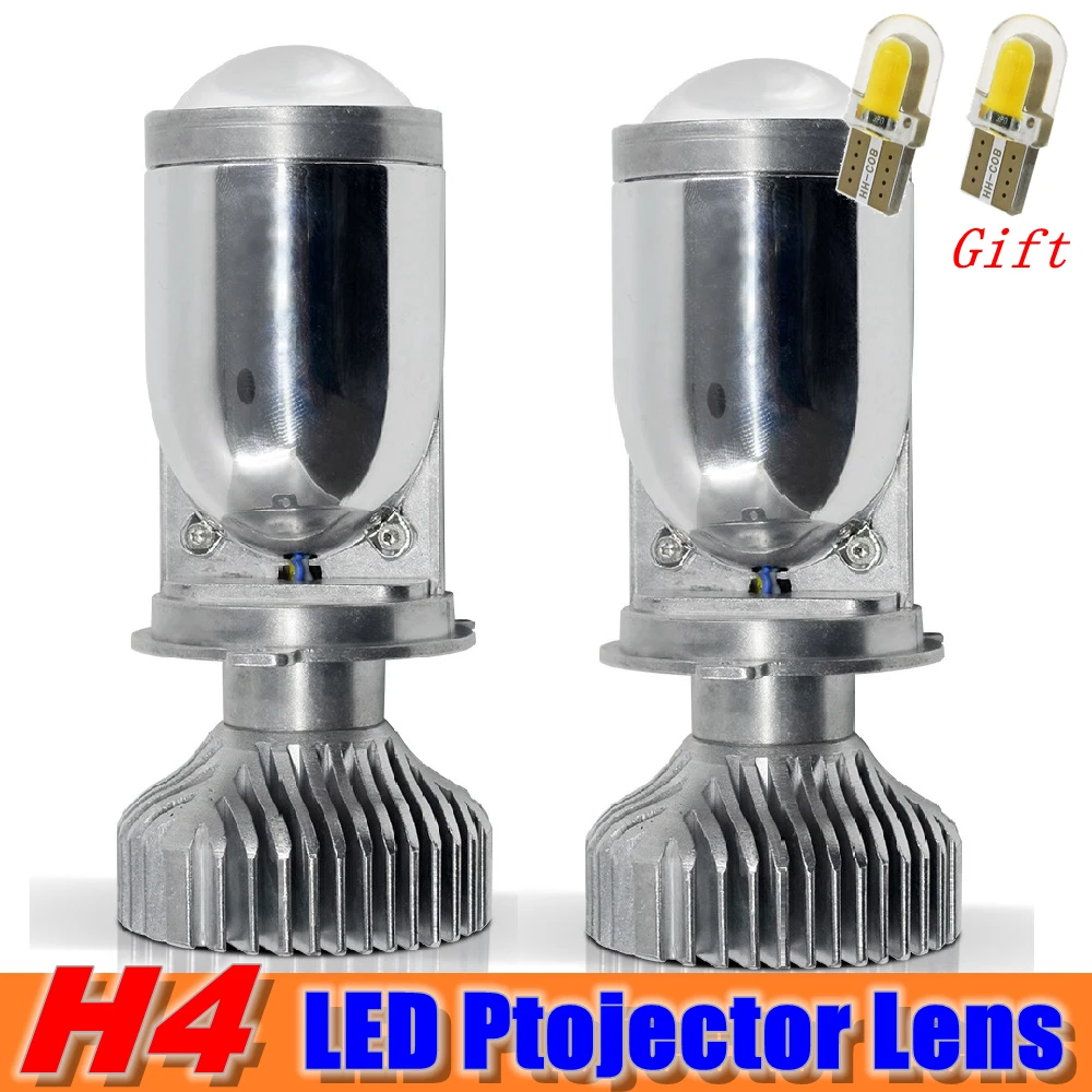 H4 Mini Projector Lens LED Car Headlight Bulb H4 LED Lens 9003 Lamp Hi-Lo Beam Pattern Motorcycle 12V 6000K
H4 Mini Projector Lens LED Car Headlight Bulb H4 LED Lens 9003 Lamp Hi-Lo Beam Pattern Motorcycle 12V 6000K