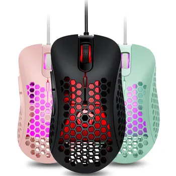 V18 Gaming Mouse Cable Hollow out Porous Honeycomb Lightweight Colorful Glare Electric Gaming Mouse For PC
V18 Gaming Mouse Cable Hollow out Porous Honeycomb Lightweight Colorful Glare Electric Gaming Mouse For PC