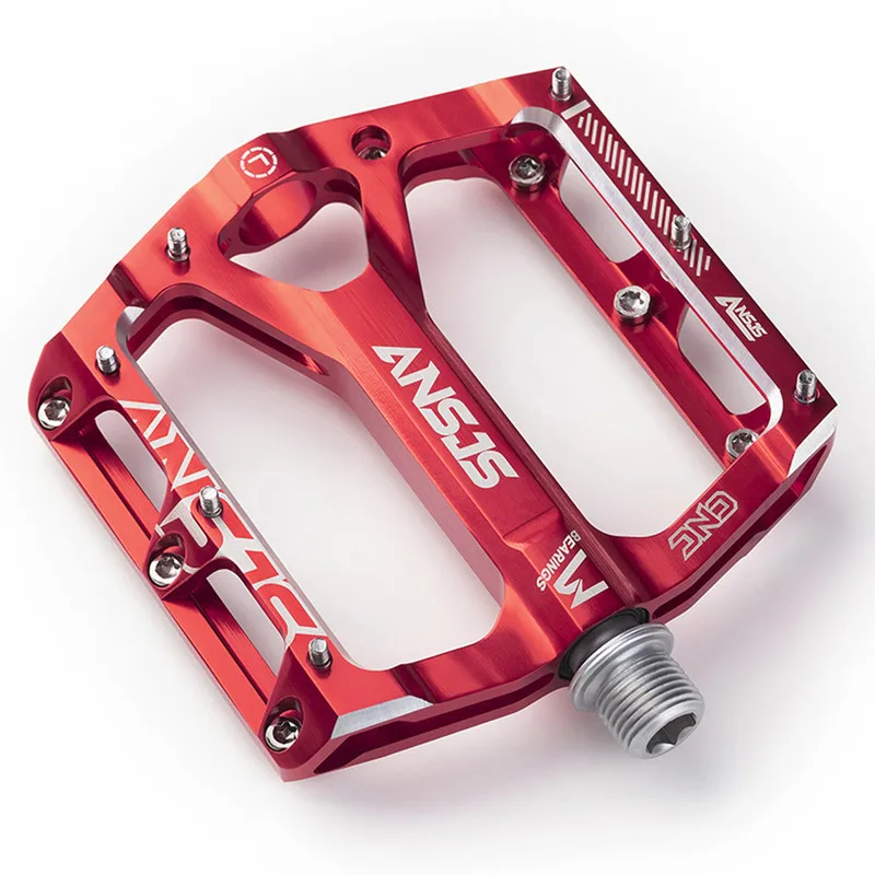Ansjs Non-Slip Mountain Bike Pedals,Ultra Strong Colorful Cr-Mo CNC Machined 9/16" 3 Sealed Bearings for Road BMX MTB Fixie Bike
Ansjs Non-Slip Mountain Bike Pedals,Ultra Strong Colorful Cr-Mo CNC Machined 9/16" 3 Sealed Bearings for Road BMX MTB Fixie Bike