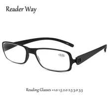 Simple Reading Glasses Ultralight Black Thin Frame No Screw Durable Reader Eyewear Presbyopic Eyeglasses 1.0 1.5 2.0 2.5 3.0 3.5
Simple Reading Glasses Ultralight Black Thin Frame No Screw Durable Reader Eyewear Presbyopic Eyeglasses 1.0 1.5 2.0 2.5 3.0 3.5