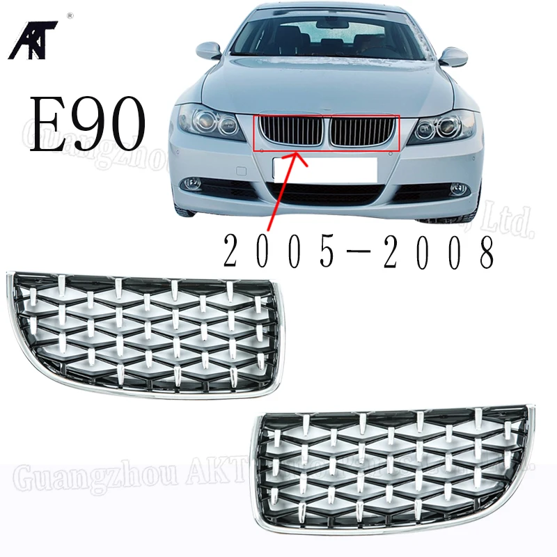 Pair Gloss Matt Carbon Black 3 Color Front Kidney Grille For BMW 3 Series E90 2005 2006 2007 2008
Pair Gloss Matt Carbon Black 3 Color Front Kidney Grille For BMW 3 Series E90 2005 2006 2007 2008