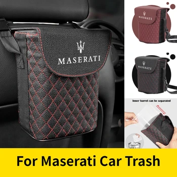 Car Trash Can Bin for Maserati Quattroporte Levante Ghibli Granturismo Gransport Gran Cabrio Coupe Garbage Dump Storage Pocket
Car Trash Can Bin for Maserati Quattroporte Levante Ghibli Granturismo Gransport Gran Cabrio Coupe Garbage Dump Storage Pocket