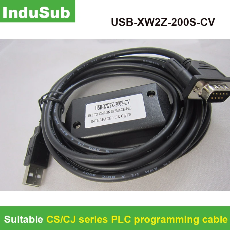 Compatible USB-XW2Z-200S-CV Programming Cable CS CJ HMI RS232 CQM1/C200HE/CS Series PLC programming Cable USB-XW2Z200SCV
Compatible USB-XW2Z-200S-CV Programming Cable CS CJ HMI RS232 CQM1/C200HE/CS Series PLC programming Cable USB-XW2Z200SCV