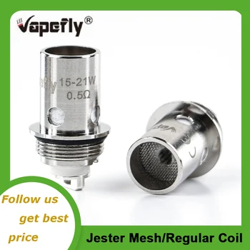 Original Vapefly Jester Coil Head 0.5ohm Mesh 1.2ohm regular coil for Vapefly Jester Kit Vape Vaporizer E Cigarette
Original Vapefly Jester Coil Head 0.5ohm Mesh 1.2ohm regular coil for Vapefly Jester Kit Vape Vaporizer E Cigarette
