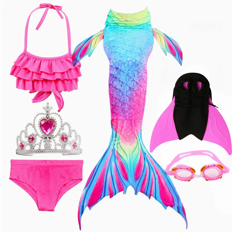 2020 Kids Girls Swimmable Children Mermaid Tails With Monofin Bikini Set Swimsuit Bathing Suit for Girls Cosplay Swimwear Set
2020 Kids Girls Swimmable Children Mermaid Tails With Monofin Bikini Set Swimsuit Bathing Suit for Girls Cosplay Swimwear Set