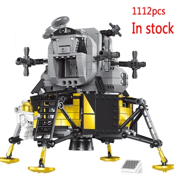 New 2020 Creator Expert Apollo 11 Moon Space Rocket Lunar Lander Compatible 10266 Building Blocks Kit Toys For Boys Child Gift 
New 2020 Creator Expert Apollo 11 Moon Space Rocket Lunar Lander Compatible 10266 Building Blocks Kit Toys For Boys Child Gift