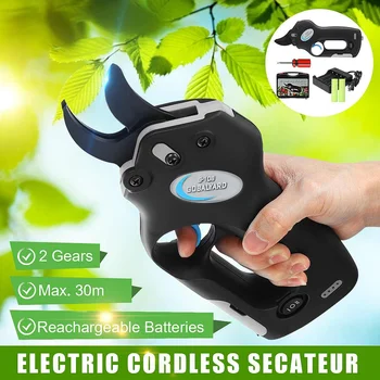 Cordless Electric Branch Cutter Rechargeable Pruning Shears Secateur Branch Cutter Electric Fruit Pruning Tool Garden Pruner
Cordless Electric Branch Cutter Rechargeable Pruning Shears Secateur Branch Cutter Electric Fruit Pruning Tool Garden Pruner