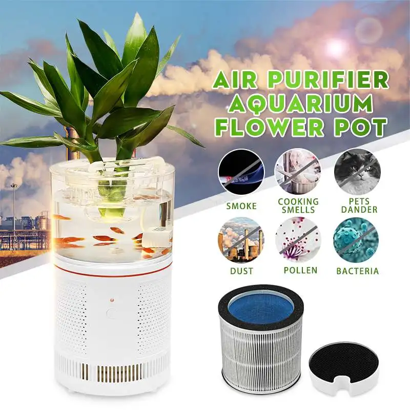 AUGIENB HEPA Desktop Ionizer Air Purifier + Aquarium Filter for Smoke / Allergies / Mold / Smoke / Dust / Pet Dander / VOCs
AUGIENB HEPA Desktop Ionizer Air Purifier + Aquarium Filter for Smoke / Allergies / Mold / Smoke / Dust / Pet Dander / VOCs