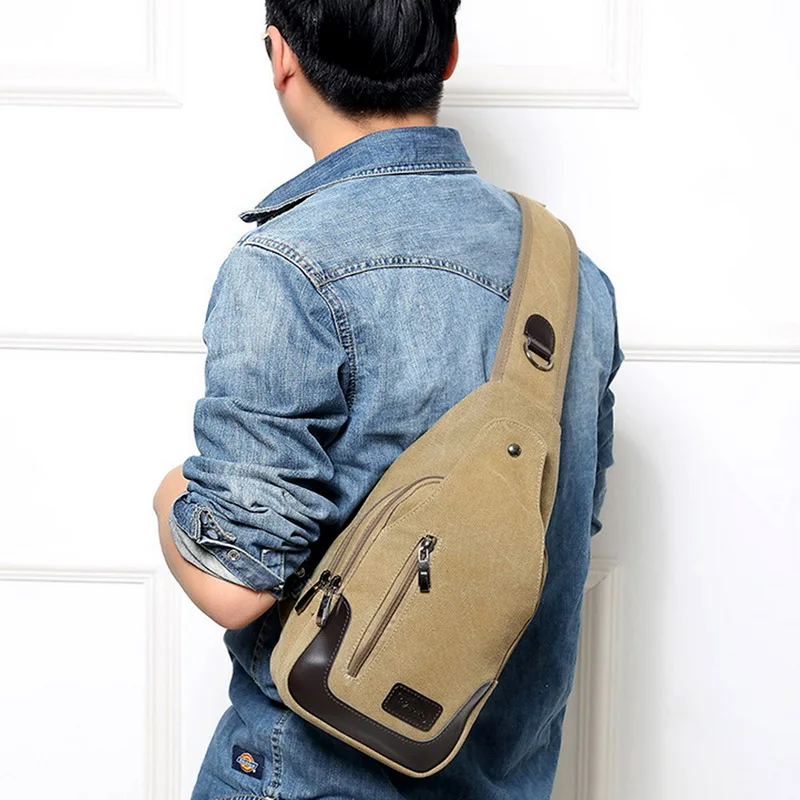Vertvie Unisex 2019 Canvas Shoulder Bag Male Portable Design Outdoor Backpack Chest Bag Casual Messenger Bags Military Handbags
Vertvie Unisex 2019 Canvas Shoulder Bag Male Portable Design Outdoor Backpack Chest Bag Casual Messenger Bags Military Handbags