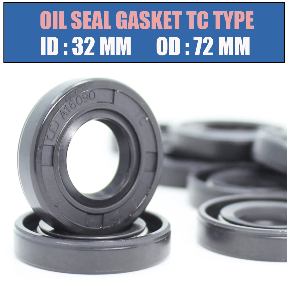 ID 32mm Oil Seal Gasket TC Type Inner 32*72*10 mm 4Pcs Bearing Accessories Radial Shaft NBR Seals
ID 32mm Oil Seal Gasket TC Type Inner 32*72*10 mm 4Pcs Bearing Accessories Radial Shaft NBR Seals