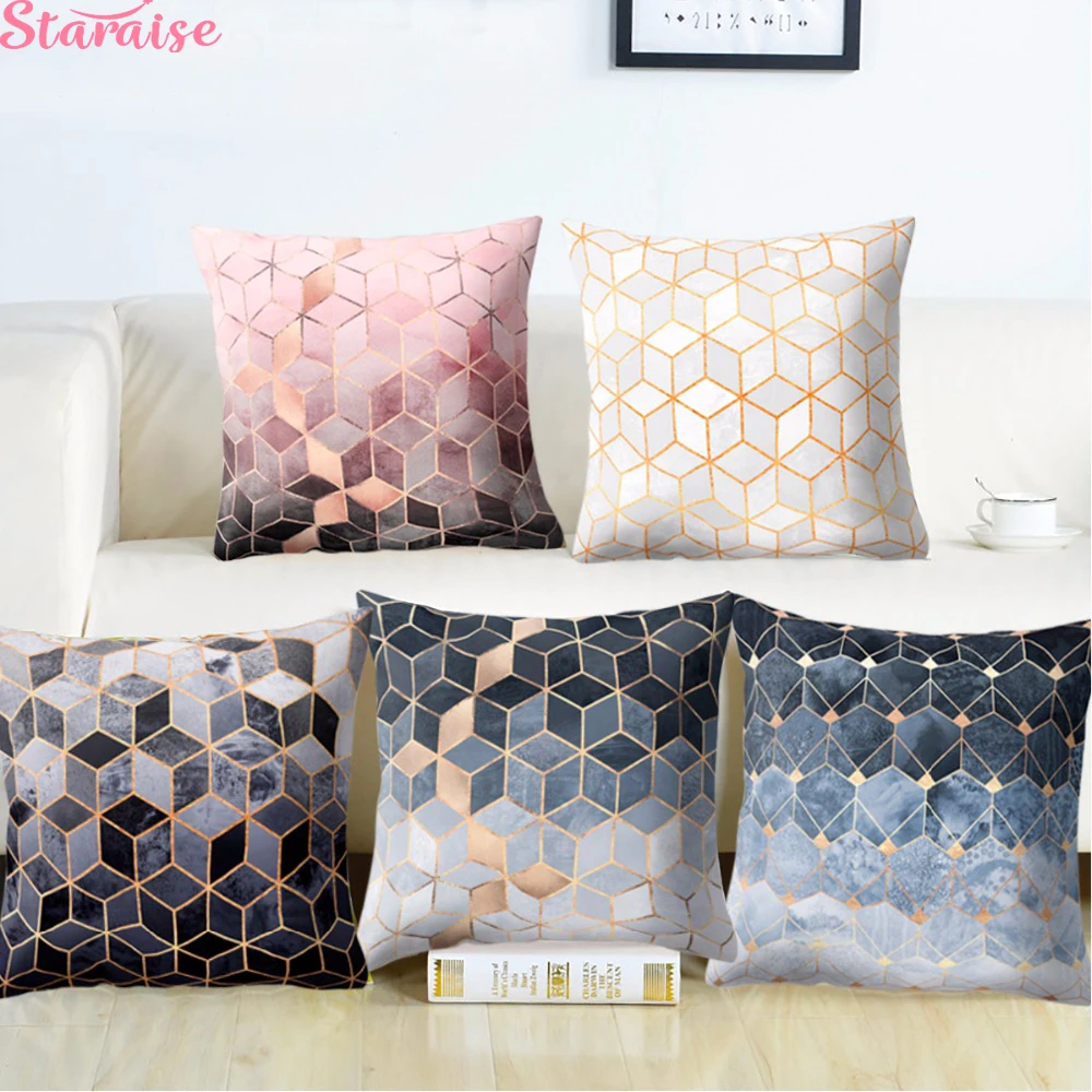 45x45cm Polyester Texture Geometric Cushion Cover Decorative for Sofa Printed Throw Pillowcase Seat Chair Cushion
45x45cm Polyester Texture Geometric Cushion Cover Decorative for Sofa Printed Throw Pillowcase Seat Chair Cushion