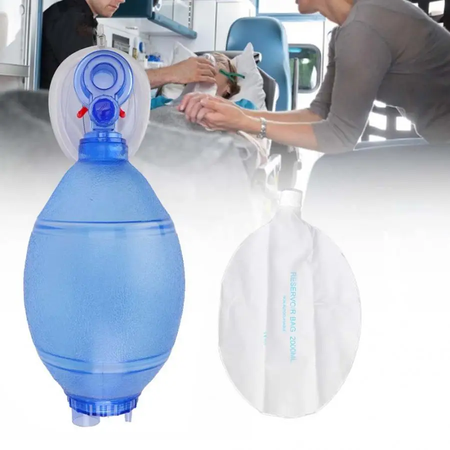 Simple Self-help Manual Resuscitator Oxygen Tube First Aid kit Oxygen Tube and Reservoir Bag PVC Bag and Transparent Mask
Simple Self-help Manual Resuscitator Oxygen Tube First Aid kit Oxygen Tube and Reservoir Bag PVC Bag and Transparent Mask