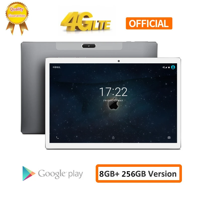 CARBAYTA Tablet PC 10.1 inch 4G Network Android 8.0 8GB RAM 256GB ROM MT6797 X20 10 Deca Core 2560*1600 8000mAh GPS Dual Wifi
CARBAYTA Tablet PC 10.1 inch 4G Network Android 8.0 8GB RAM 256GB ROM MT6797 X20 10 Deca Core 2560*1600 8000mAh GPS Dual Wifi