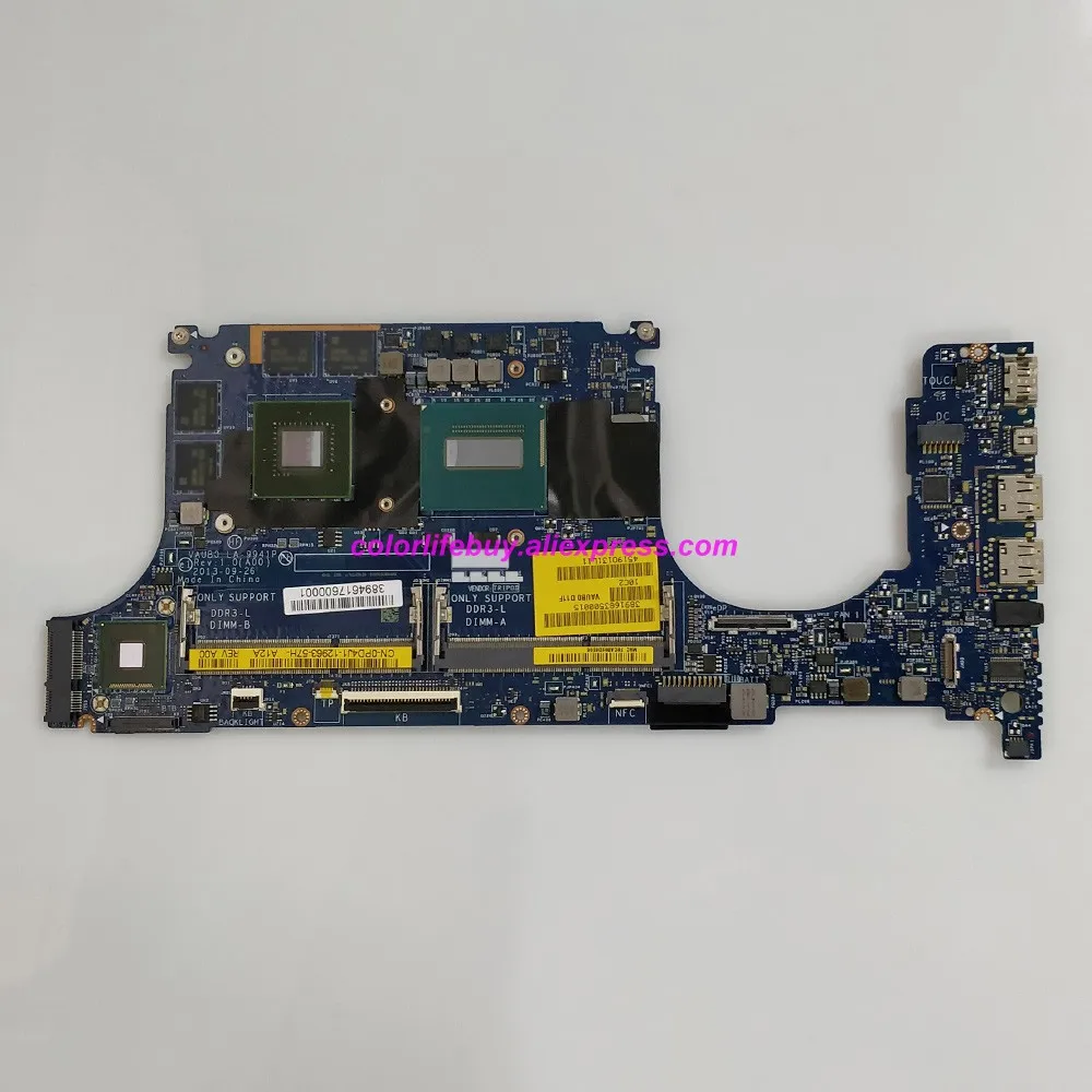 Genuine CN-0PD4J1 0PD4J1 PD4J1 VAUB0 LA-9941P w I7-4702HQ CPU GTX740M Laptop Motherboard for Dell XPS 15 9530 Notebook PC
Genuine CN-0PD4J1 0PD4J1 PD4J1 VAUB0 LA-9941P w I7-4702HQ CPU GTX740M Laptop Motherboard for Dell XPS 15 9530 Notebook PC
