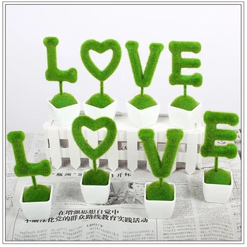 ANGHRLY Hot Outdoor wedding decoration LOVE Letter bonsai potting Green Botany Simulation bonsai Wedding gifts Valentine's Day
ANGHRLY Hot Outdoor wedding decoration LOVE Letter bonsai potting Green Botany Simulation bonsai Wedding gifts Valentine's Day
