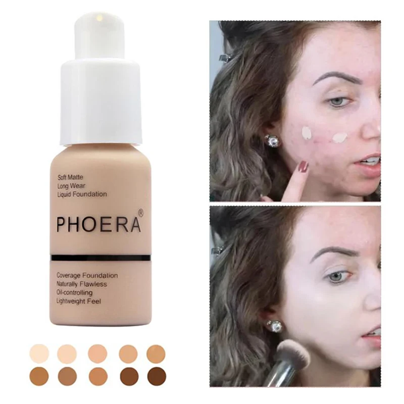 New Matte Oil Control Concealer Liquid Phoera Foundation Pallet Shadows Makeup Pallete Far Paleti Sombras Skin Care Face Base
New Matte Oil Control Concealer Liquid Phoera Foundation Pallet Shadows Makeup Pallete Far Paleti Sombras Skin Care Face Base