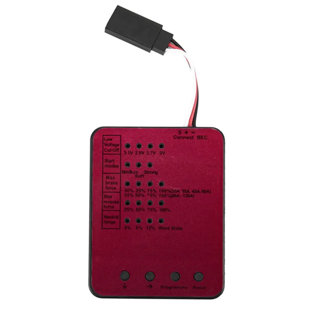 KK ESC Series LED Programing Card for RC Car 25/35/45/60A/80A/120A/150A ESC Electronic Speed Controller
KK ESC Series LED Programing Card for RC Car 25/35/45/60A/80A/120A/150A ESC Electronic Speed Controller