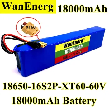 XT60 battery pack 60V 16s2p lithium ion battery pack 67.2v 18000mah eBike electric bicycle scooter with BMS 1000W plug
XT60 battery pack 60V 16s2p lithium ion battery pack 67.2v 18000mah eBike electric bicycle scooter with BMS 1000W plug