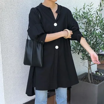 Spring 2020 Loose Women Blouse Tops Korean Janpan Long Sleeve Female Lady Work Blouse Shirts Pullover Black Free Size Tops
Spring 2020 Loose Women Blouse Tops Korean Janpan Long Sleeve Female Lady Work Blouse Shirts Pullover Black Free Size Tops