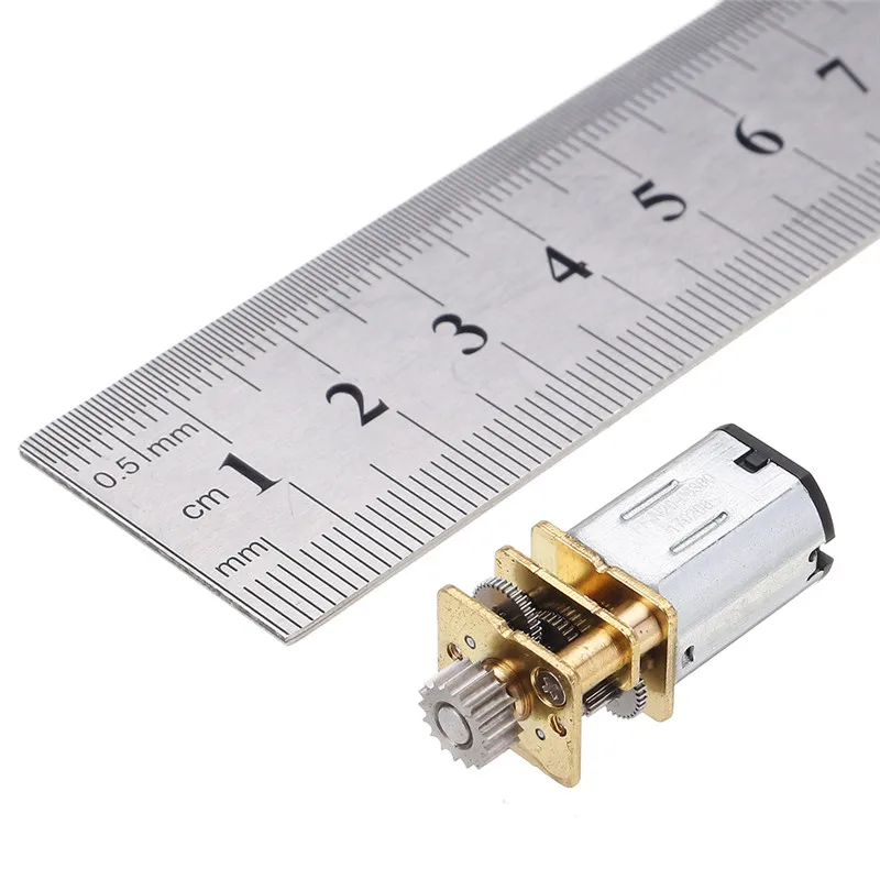 Generic 1pc DC 12V 67RPM N20 Geared Motor With Wire Cutting Gear Metal