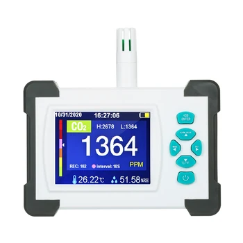 Carbon Dioxide Gas Detector Portable CO2 Meter Air Quality Monitor with Storage Case with Generate and Export PDF File Function
Carbon Dioxide Gas Detector Portable CO2 Meter Air Quality Monitor with Storage Case with Generate and Export PDF File Function