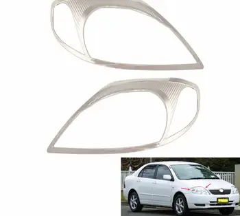 2pcs/set Head lamp cover car Accessories For Toyota Corolla 2001 2002 2003 ABS Chrome plated decoration 
2pcs/set Head lamp cover car Accessories For Toyota Corolla 2001 2002 2003 ABS Chrome plated decoration