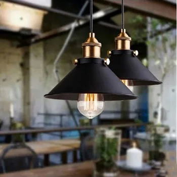 Black Vintage Industrial Pendant Light Nordic Retro Lights Iron Lampshade Loft Edison Lamp Metal Cage Dining Room Countryside
Black Vintage Industrial Pendant Light Nordic Retro Lights Iron Lampshade Loft Edison Lamp Metal Cage Dining Room Countryside