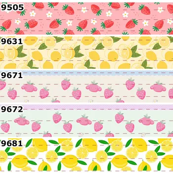 10yards - Different Sizes -Grosgrain Ribbon - Summer Style Lemon Printed Ribbon Hardress Accessories
10yards - Different Sizes -Grosgrain Ribbon - Summer Style Lemon Printed Ribbon Hardress Accessories