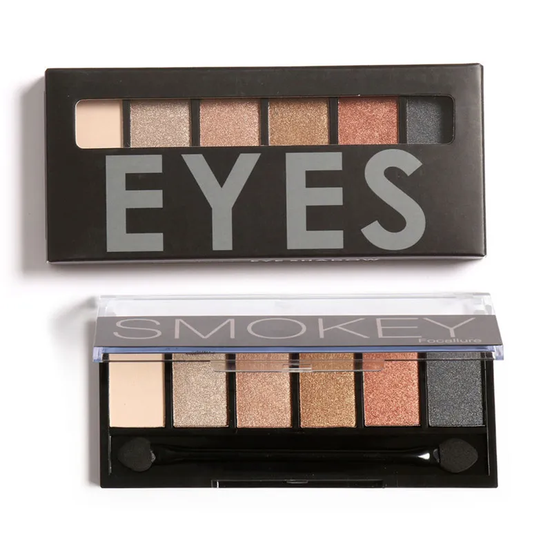 FOCALLURE 6 Colors Eye Shadow Makeup Shimmer Matte Eyeshadow Earth Color Eyeshadow Palette Cosmetic Makeup Set Nude Eye Shadow
FOCALLURE 6 Colors Eye Shadow Makeup Shimmer Matte Eyeshadow Earth Color Eyeshadow Palette Cosmetic Makeup Set Nude Eye Shadow
