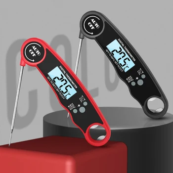 Digital Meat Thermometer, Instant Read Thermometer Fast Read with Backlight & Calibration for Kitchen,Food Cooking
Digital Meat Thermometer, Instant Read Thermometer Fast Read with Backlight & Calibration for Kitchen,Food Cooking