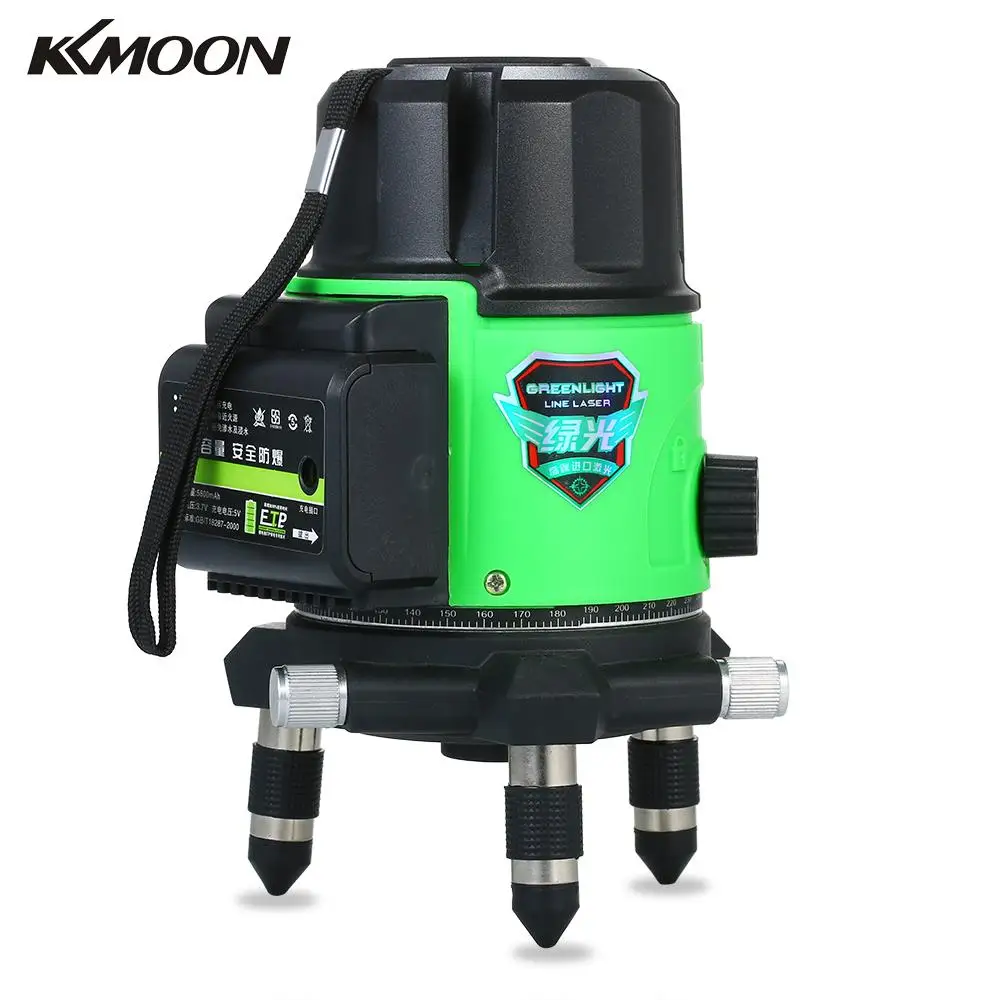 KKmoon Professional 360 Self-leveling 3D Green Laser Level Meter 5 lines Horizontal Vertical Cross Line Level Instrument kit
KKmoon Professional 360 Self-leveling 3D Green Laser Level Meter 5 lines Horizontal Vertical Cross Line Level Instrument kit