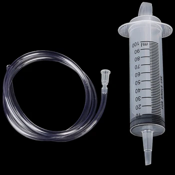 New Home UsefulLarge 100ml Plastic Syringe With 80cm Clear Tube Kit Set For Measuring Nutrient
New Home UsefulLarge 100ml Plastic Syringe With 80cm Clear Tube Kit Set For Measuring Nutrient