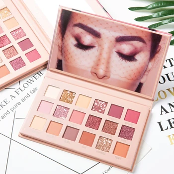 Nude 18 Color Shining Eyeshadow Pearlescent Makeup Glitter Pigment Smoky Eye Shadow Pallete Waterproof Cosmetics Eye Shadow
Nude 18 Color Shining Eyeshadow Pearlescent Makeup Glitter Pigment Smoky Eye Shadow Pallete Waterproof Cosmetics Eye Shadow