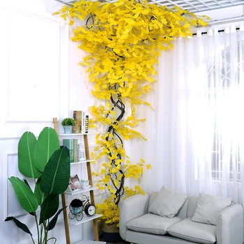 12pc/Lot Silk Leaf Artificial Golden Ginkgo Leaves Plastic Tree Branches Wall Decor Plants DIY Party Home Office Decoration
12pc/Lot Silk Leaf Artificial Golden Ginkgo Leaves Plastic Tree Branches Wall Decor Plants DIY Party Home Office Decoration
