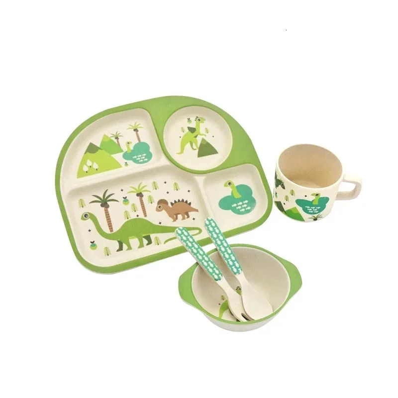 Environmental Protection Children Bamboo Fiber Tableware Cartoon Set Baby Bowl, Dish, Fork And Spoon Lovely Cartoon Suit Gift
Environmental Protection Children Bamboo Fiber Tableware Cartoon Set Baby Bowl, Dish, Fork And Spoon Lovely Cartoon Suit Gift