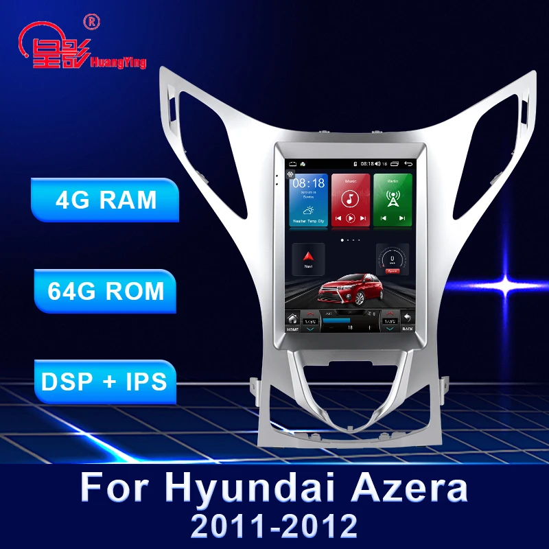 Android 8.1 9.66/9.7 inch For Hyundai Azera 2011-2012 GPS Navi free map car Multimedia full HD vedio Player RDS Radio
Android 8.1 9.66/9.7 inch For Hyundai Azera 2011-2012 GPS Navi free map car Multimedia full HD vedio Player RDS Radio