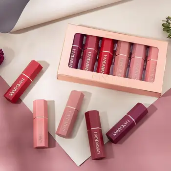 6pcs/set Matte Lip Gloss Lipstick Liquid Waterproof Lipsticks Lasting Long Cosmetics Women Moisturizing Beauty Makeup F0Y2
6pcs/set Matte Lip Gloss Lipstick Liquid Waterproof Lipsticks Lasting Long Cosmetics Women Moisturizing Beauty Makeup F0Y2