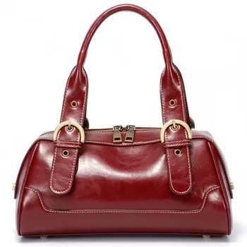 Vintage Women Top Handle Handbags 100% Genuine Leather Ladies Daily Casual Tote Fashion Designer Female Brown Clutch Purse 2020 
Vintage Women Top Handle Handbags 100% Genuine Leather Ladies Daily Casual Tote Fashion Designer Female Brown Clutch Purse 2020