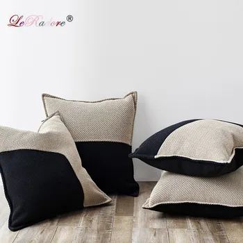 LeRadore Solid Cotton and Linen Bolster Simple Style Cushion Cover Patchwork Pillow Cover Throw Home Decor Drop Shipping 45*45cm
LeRadore Solid Cotton and Linen Bolster Simple Style Cushion Cover Patchwork Pillow Cover Throw Home Decor Drop Shipping 45*45cm
