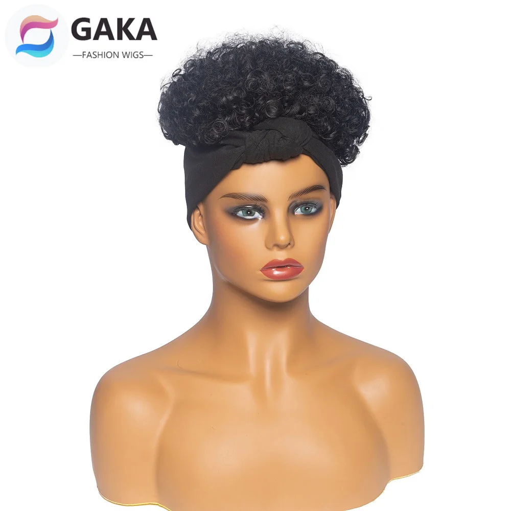 GAKA Head Wrap Wigs 2 in 1 with bangs and Turban Headband Afro Curly Wig for Black Women Short Synthetic Hair Drawstring Puff
GAKA Head Wrap Wigs 2 in 1 with bangs and Turban Headband Afro Curly Wig for Black Women Short Synthetic Hair Drawstring Puff